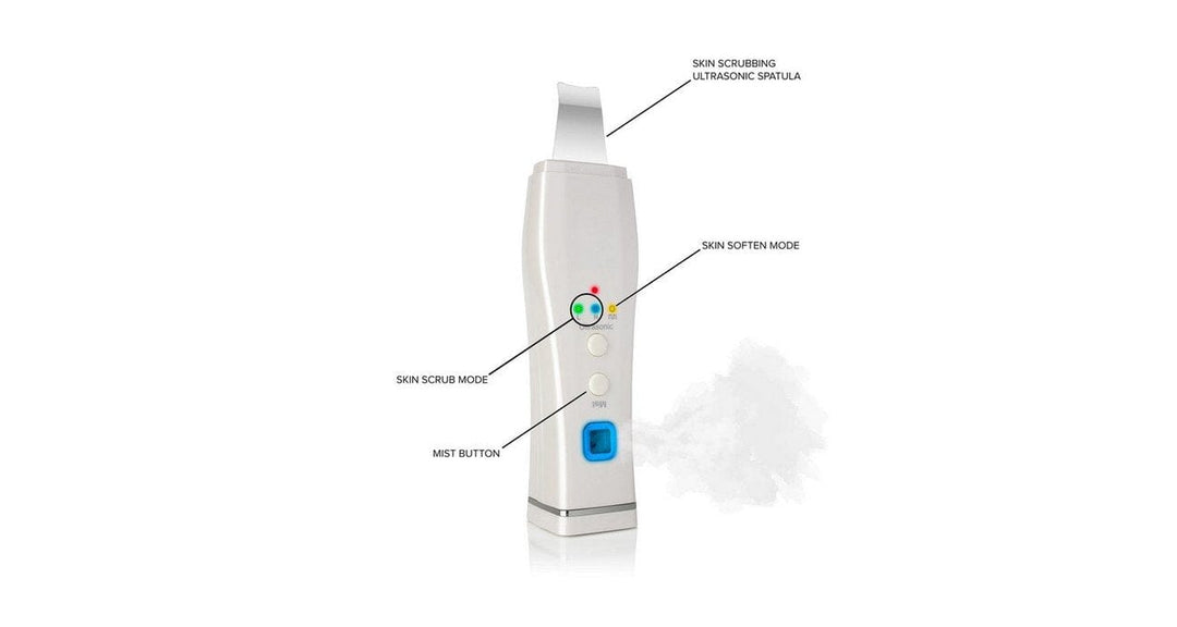 Ultrasonic Cleanser: Facial deep pore scrubber with mist